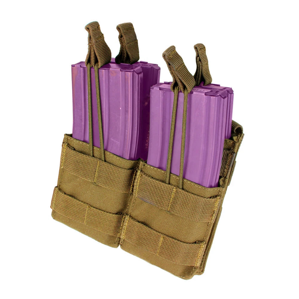 Coyote Double Stacker Open Top Bungee Magazine Mag Pouch