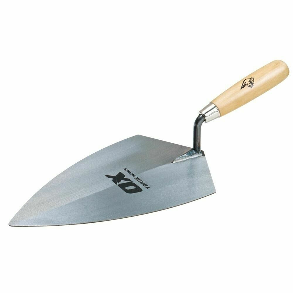 Ox Trade Brick Trowel with Wooden Handle