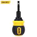 deli Screwdriver Adjustable Ratchet Telescopic Multi Functional Repair Hand Tool