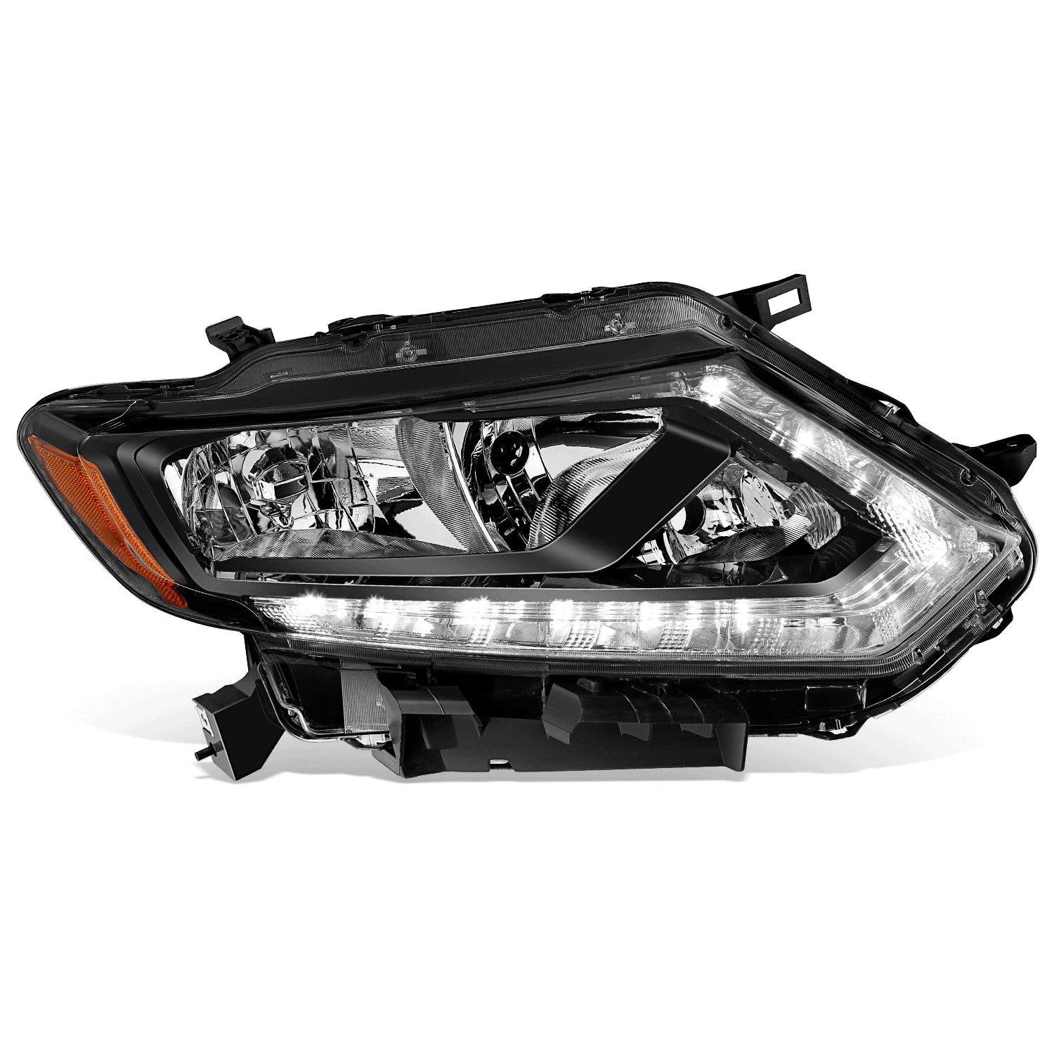 Fit 14-16 Nissan Rogue Black Amber Passenger Right | Built Supply Co