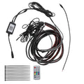 6Pcs RGB LED Underglow Car Lights with Dream Color Chasing Neon Light