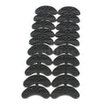 10 Pairs Black Rubber Sole Heel Savers Toe Plates Tap Diy Glue On