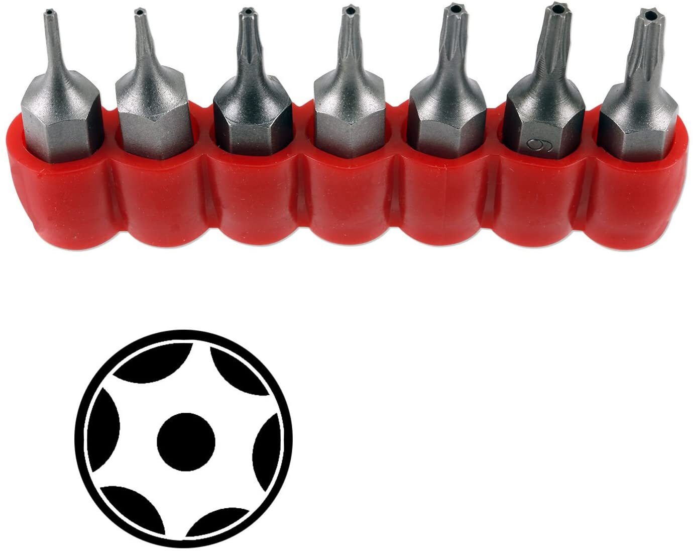 Tamper Star Bit Set 7 Pieces