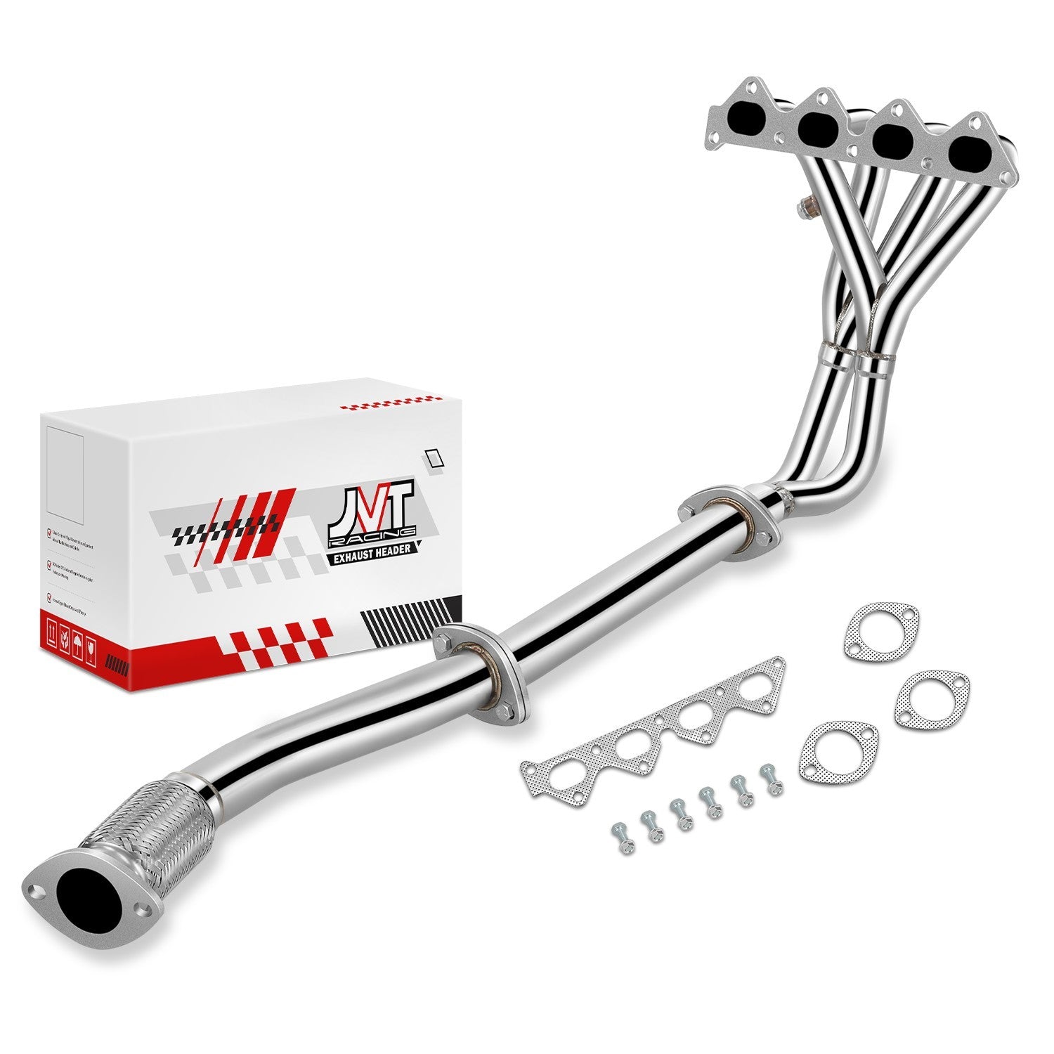 Fit 03-08 Tiburon 2.0l L4 Engine 2"/2-1/4" 4-2-1 Tri-Y Exhaust