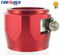 AN -28 (AN28) 48mm Red Fuel Hose Clamp Finishers - For Silicone hoses