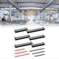 25 Amp Double Row Terminal Blocks Insulated With 8 10 12 Position