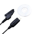 3.28ft Usb Programming Program Cable+cd For Kenwood Radio Tk-380