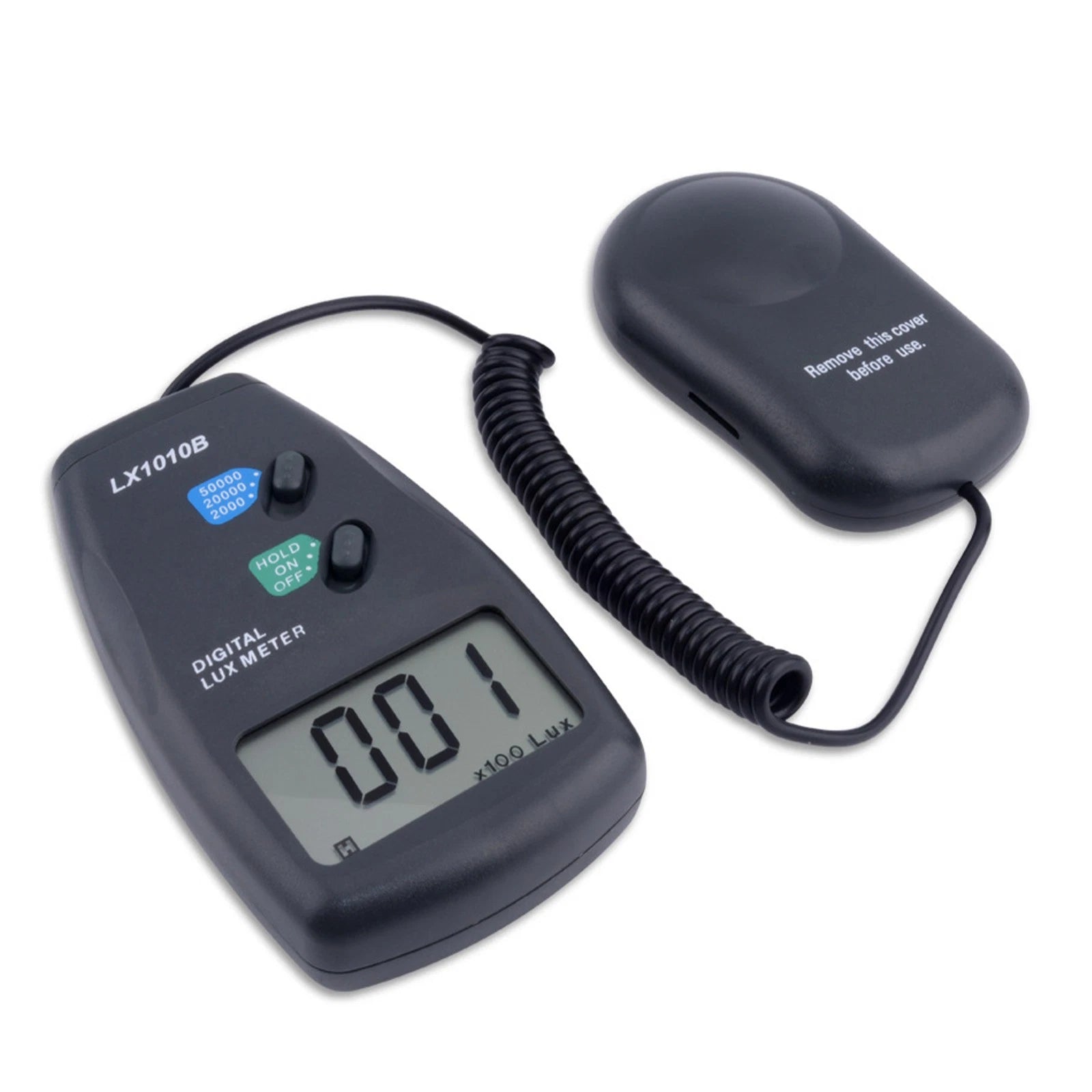 12-digit Lcd Display Digital Light Meter Lx-1010b Illuminance Meter