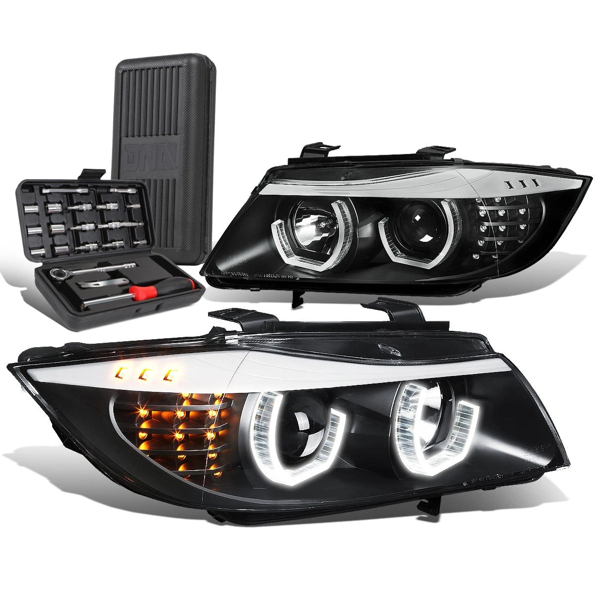 For 2006-2008 Bmw 3-series Led U-halo 4-door | Built Supply Co