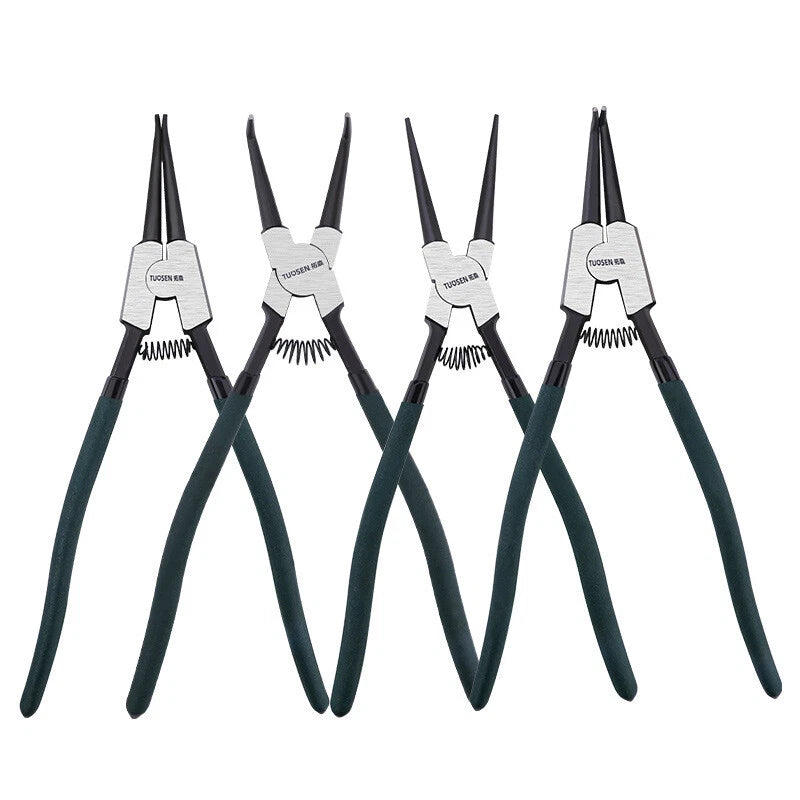 13" Circlip Pliers Snap Retaining Ring:Internal/<wbr/>External/Bent/<wbr/>Str/or 4pc Set