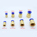 Pneumatic Straight Female Stud Push Fit Connector