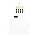 Clear Acrylic Top&bottom Panel Case With Customs Key Cap For