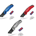 Workpro Folding Utility Knife Metal Quick Open Axis Lock Cutter