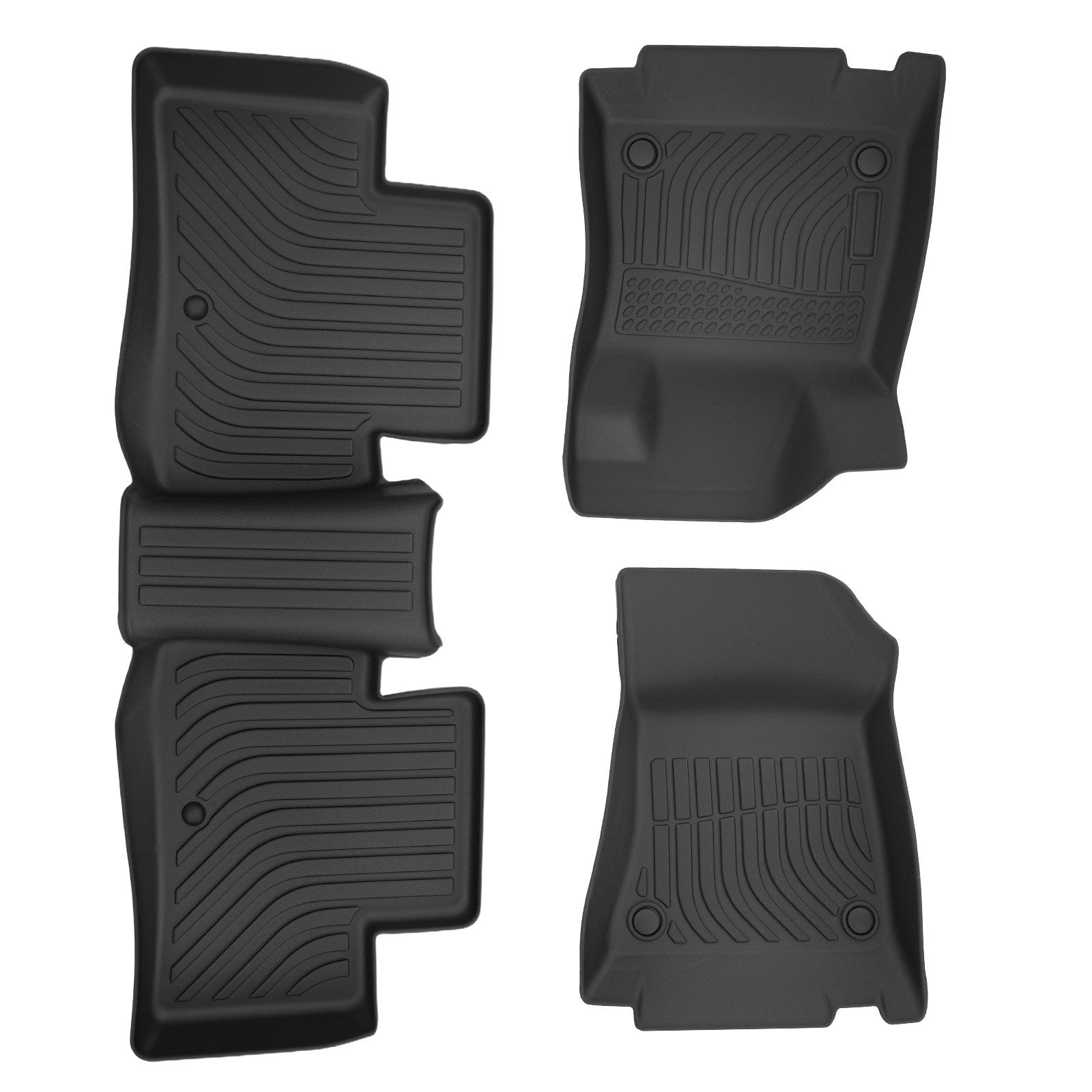 Floor Mats Liner for INFINITI QX50 2019-2025 TPE All-Weather Black