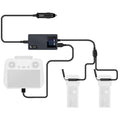 12-16V 7a Car Charger For Dji Air 3 Battery Dual Charge With Usb-a