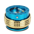 Nrg Aluminum Steering Wheel Quick Release Adapter Gen 2.1 Blue/gold
