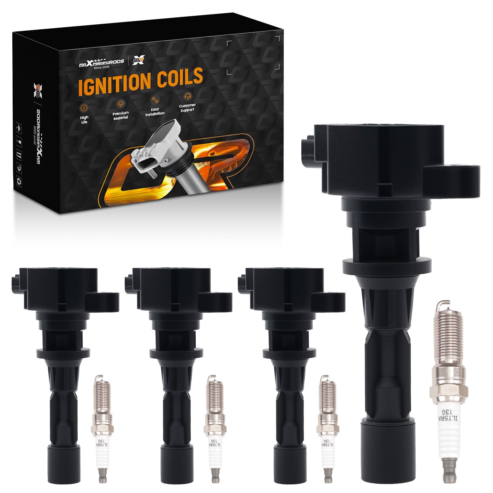 ListingIgnition Coil for Mercury Milan 2.3L 2006-2009 6E5G 12A366