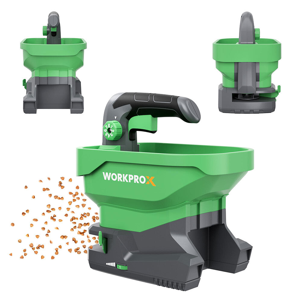 WORKPRO 7.2V Battery Powered Fertilizer Spreader by WORKPRO