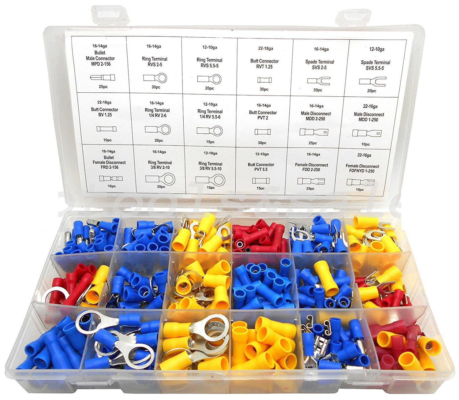 360pc Wire Terminal Assortment Connector Kit by Unbranded