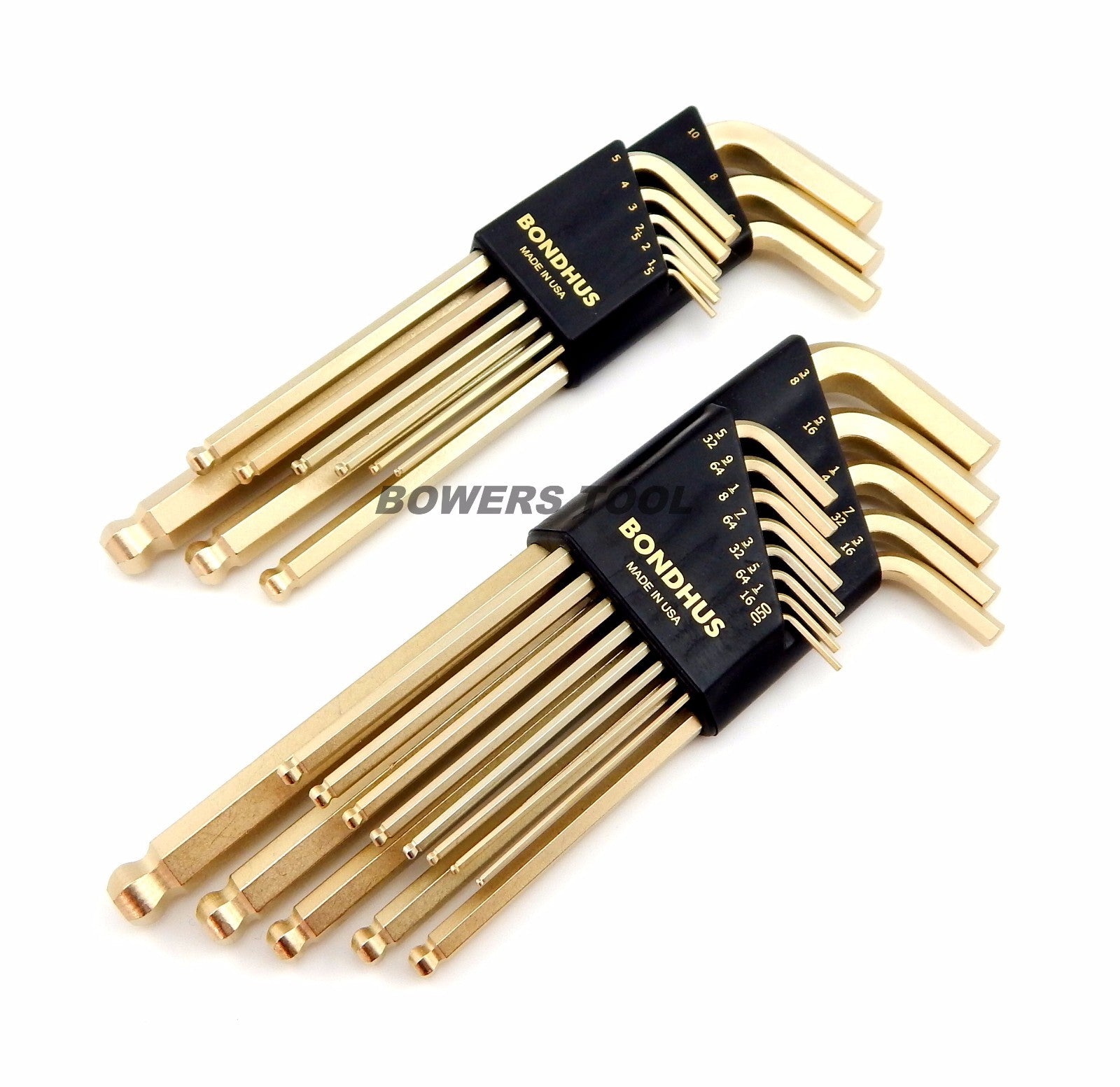 Bondhus 22pc GoldGuard Ball End Hex L Wrench Set Metric