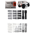 Steel Door Hinges Metal Tailgate Hinges For Grc Scx6 Wrangler 1/6 Rc