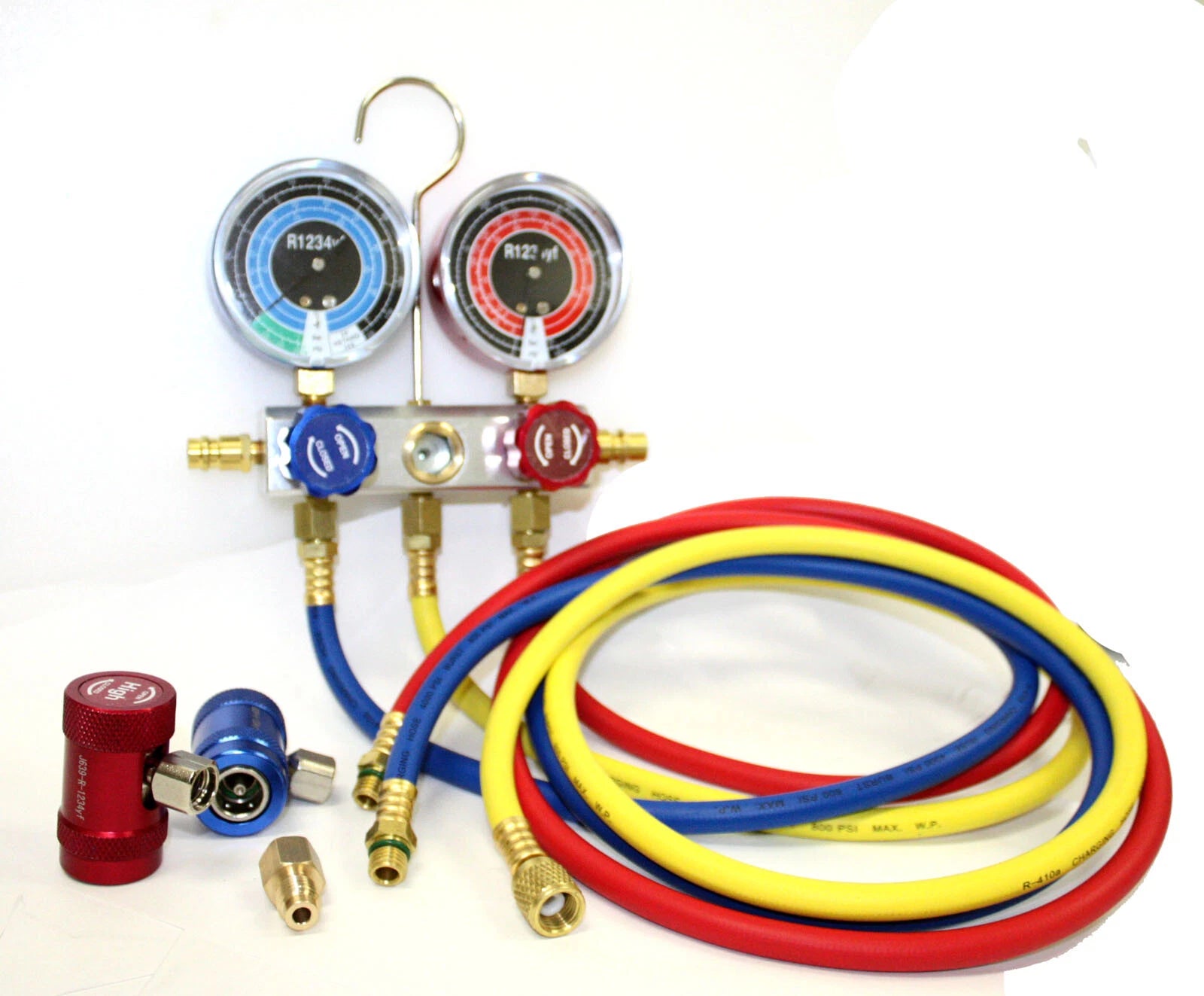 R1234yf Manifold Gauge Refrigerant System Automotive A/c Service