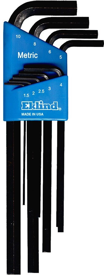 Eklind 9pc Metric Hex Wrench Key Set