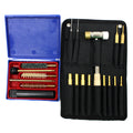 COMBO 13 pc Pin Punch Kit Firearm Repair Gunsmith Drift Set & 6 pc Cleaning Kit