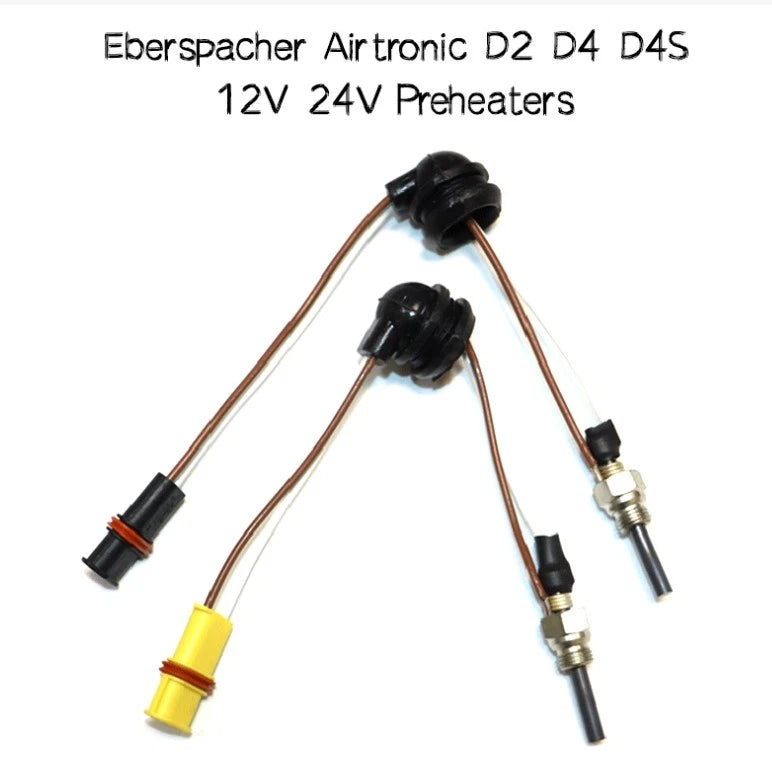 Ceramic Pin Glow Plug Kit For Eberspacher Airtronic D2 D4 D4s 12V/24V