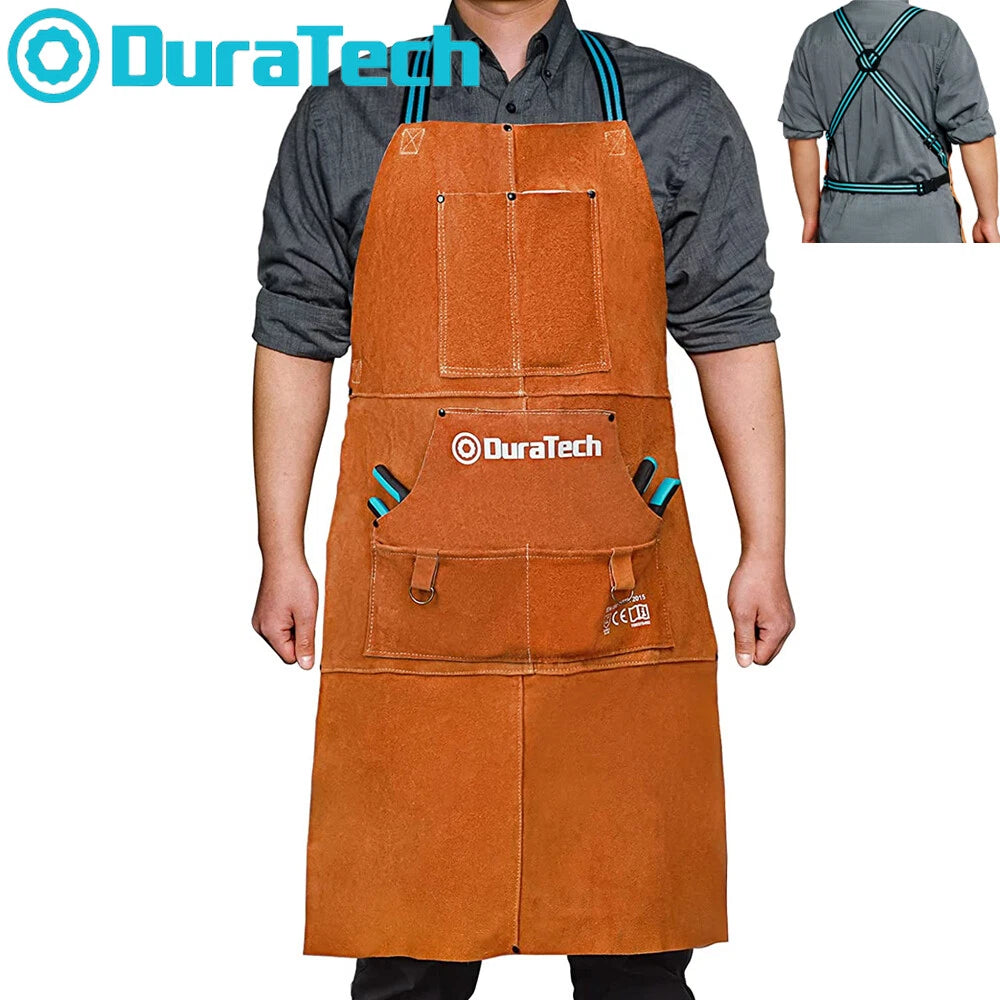Duratech 36" Leather Apron Welding Apron Heat Flame Resistant Work
