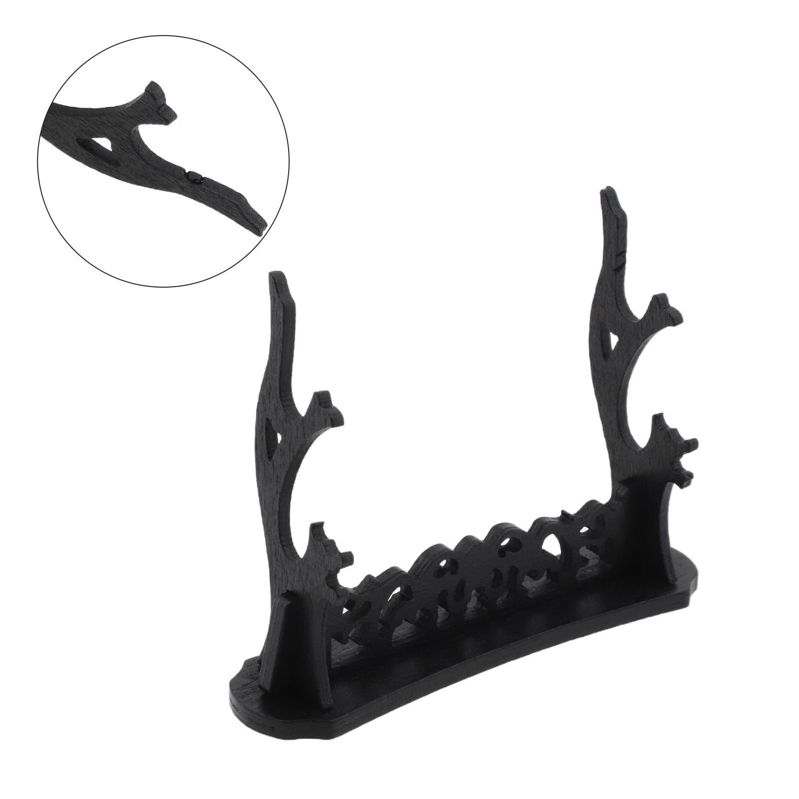 Practical And Elegant Sword Rack Black Stand For | Built Supply Co