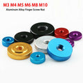 Thin Type Aluminium Alloy Knurled Thumb Nut M3-M10