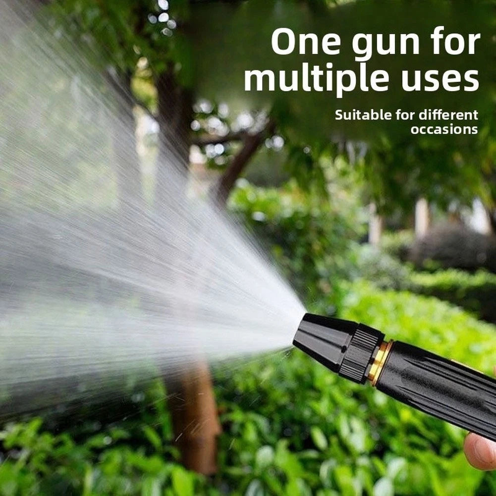 Pp Adjustable Twist Hose Nozzle For Car Bike Patio Driveway Clean