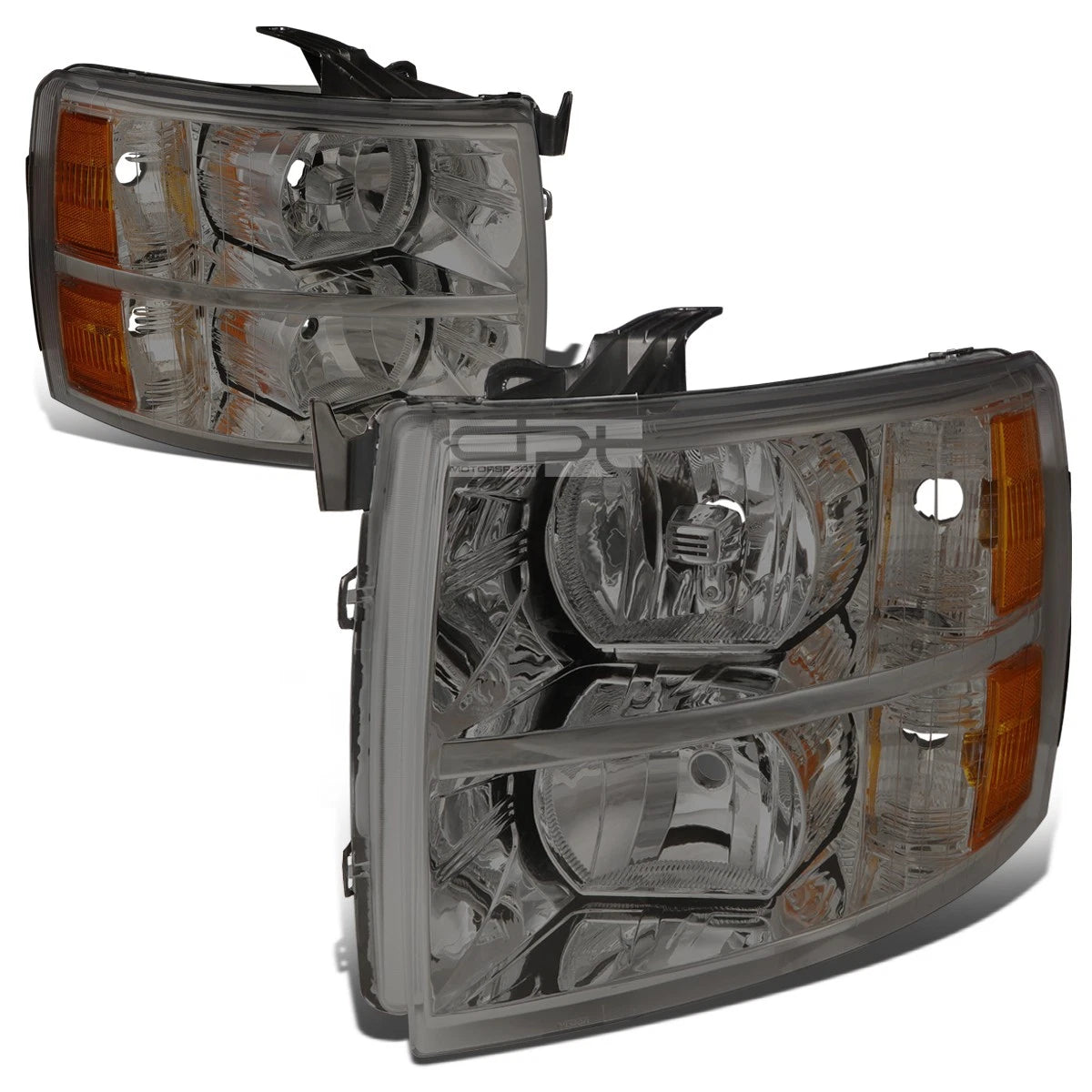 Fit 2007-2014 Chevy Silverado Pair Smoked Housing | Built Supply Co