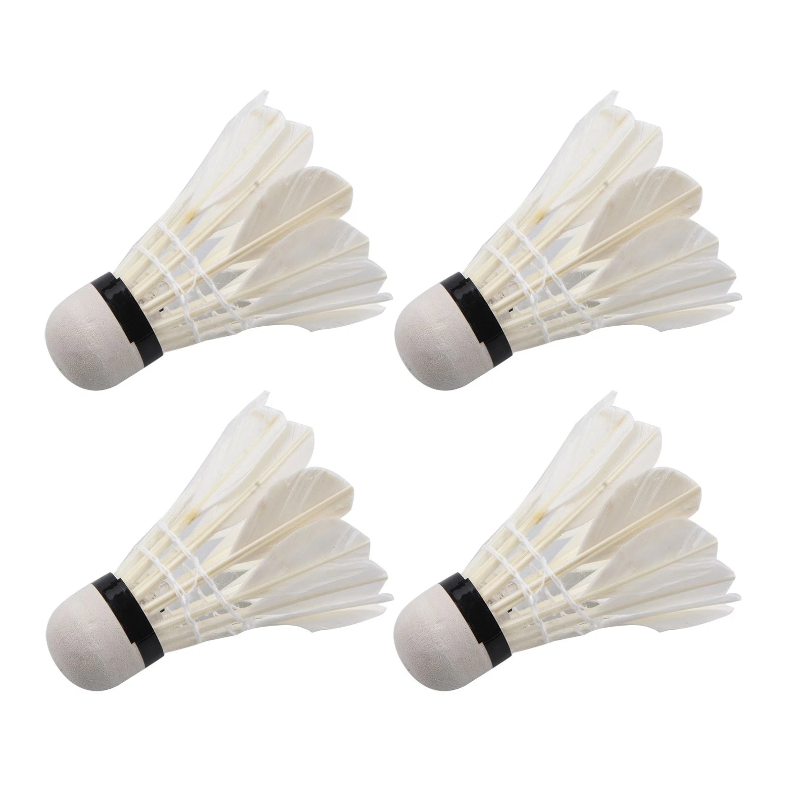 Led Badminton Shuttlecocks 4 Pack Sport Lighting Birdies Glow In Dark