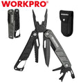 WORKPRO Multitool-11 in 1 Multitool Pliers w/Pocket Clip Folding EDC Multi Knife