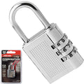 Dekton 3 Digit Combination Security Padlock