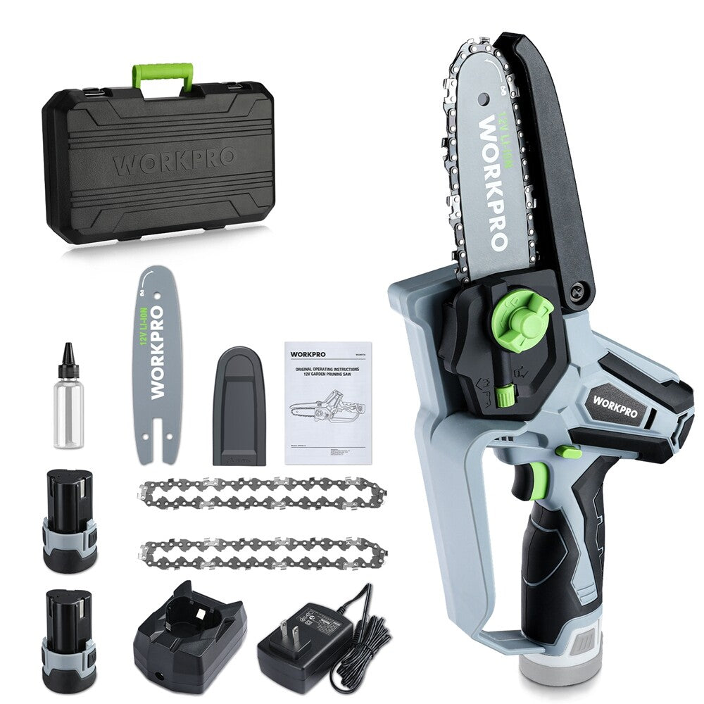 6.3" Handheld Electric Mini Chainsaw Cordless Chain Saw Pruning Saws 2