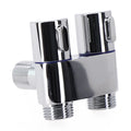 Toilet Valve Angle Valve Double Control Rotary Switch Three-way