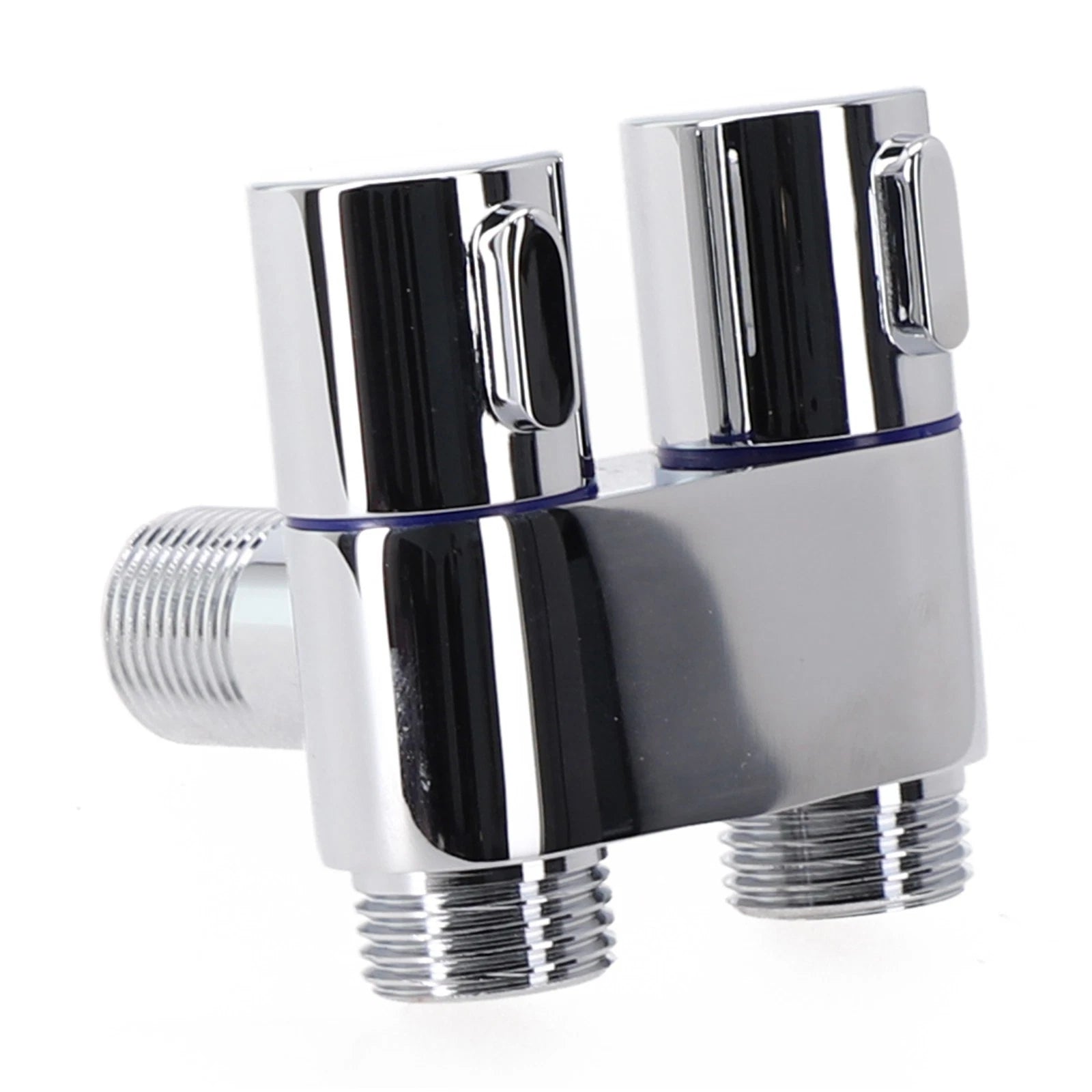 Toilet Valve Angle Valve Double Control Rotary Switch Three-way