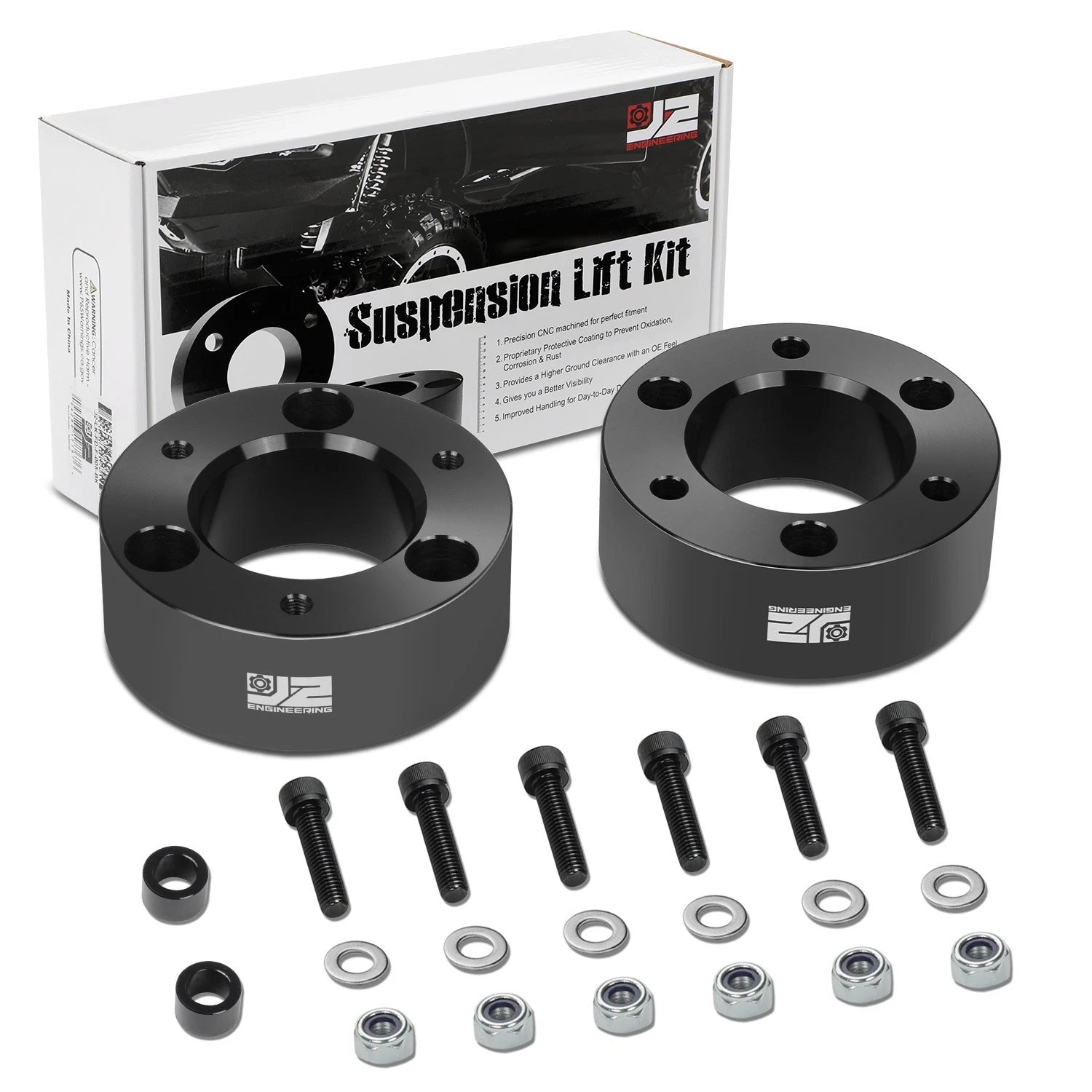 Fit 04-24 Nissan Titan Armada J2 3.5" Strut Top | Built Supply Co
