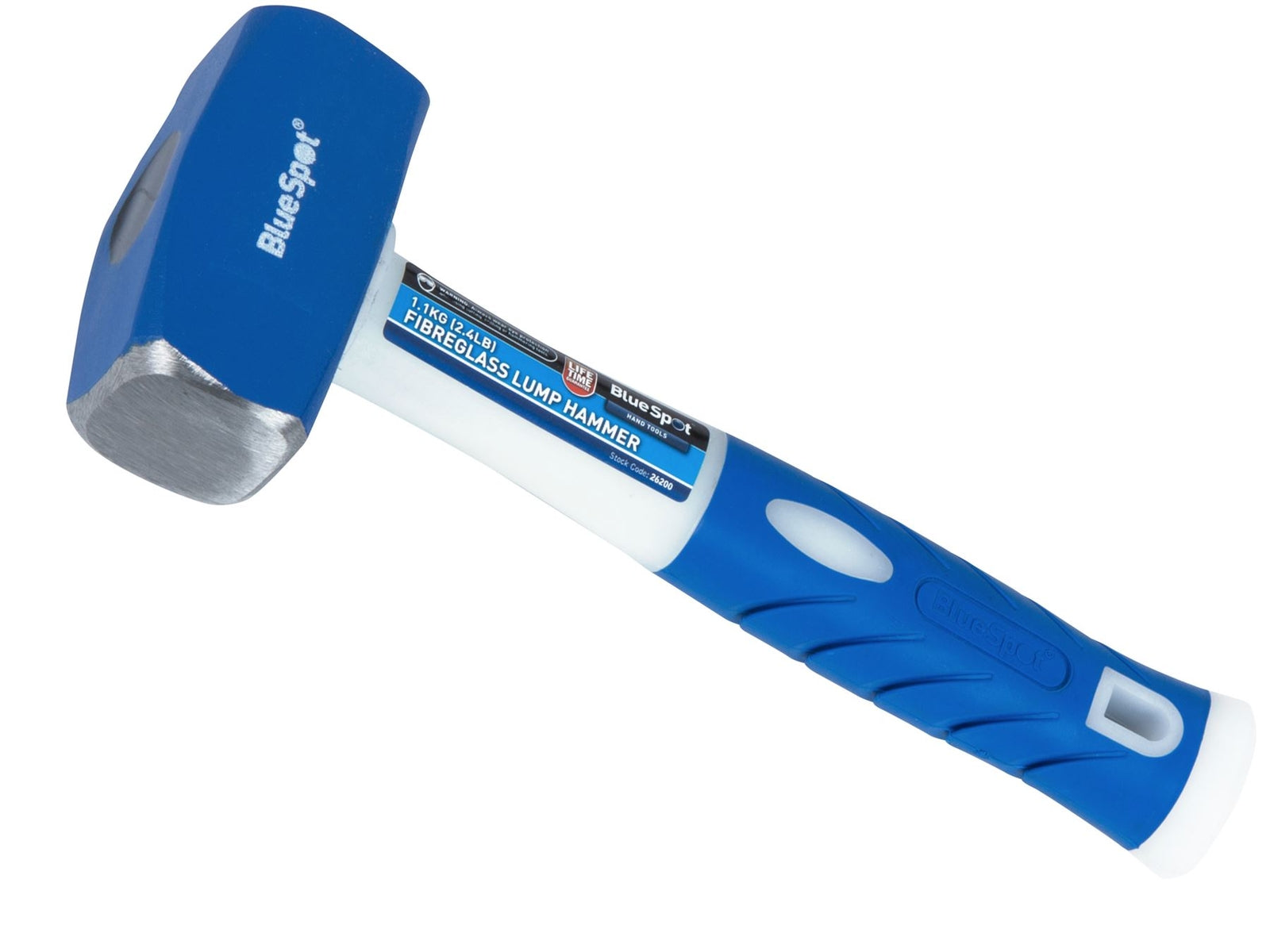 BlueSpot 2.4lb Club Lump Hammer - Fibreglass Grip by BlueSpot