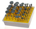 Se 80 Grit Assorted Diamond Wheel Burr Set Glass Dremel Rotary Bit