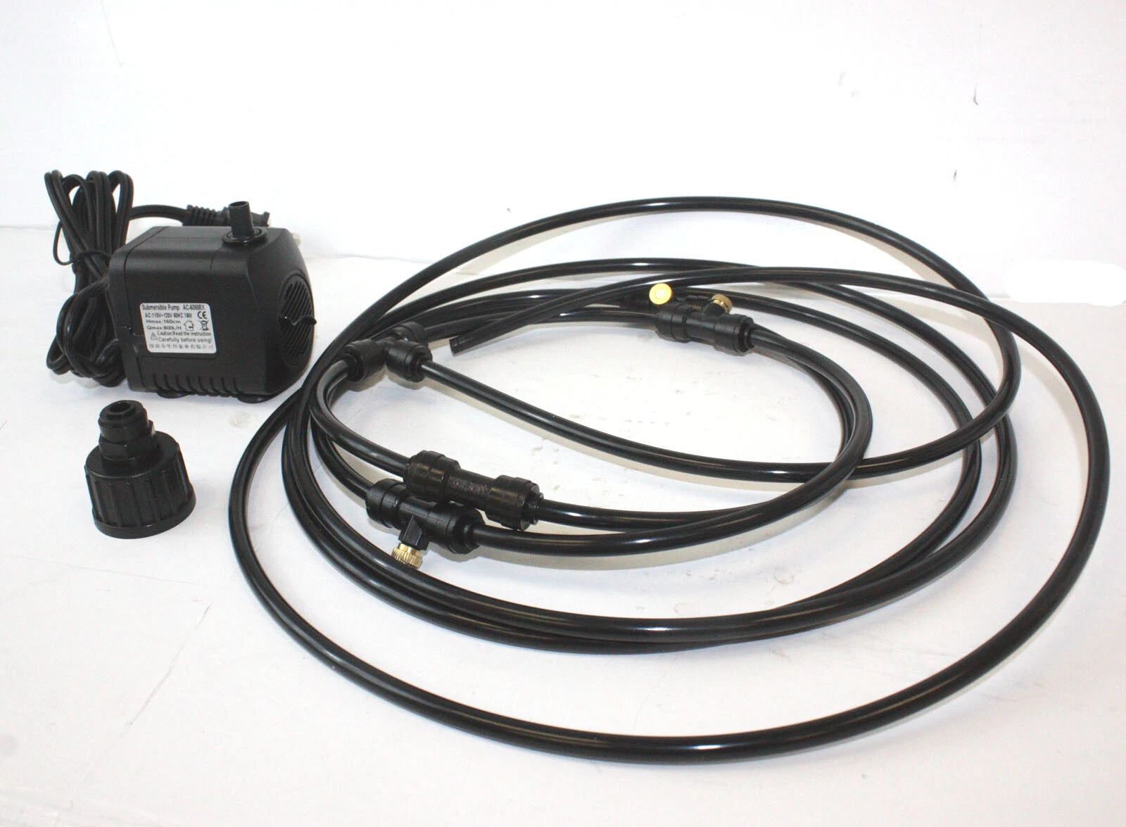 Outdoor Fan Misting Cooler Water Sub Pump Kit Warehouse Garden