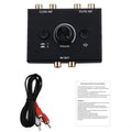 Audio Switcher Splitter Bi-directional Audio Switcher With Mute Button