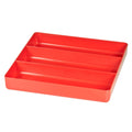 Ernst Tool Organiser Tray 3 Compartment Red