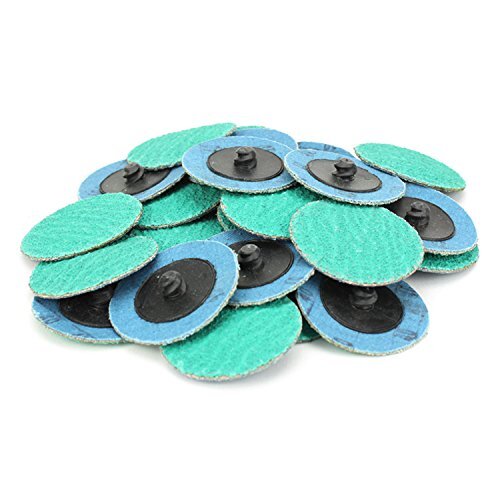 25PCS 2 in 36 Grit Green Zirconia Discs by Unbranded