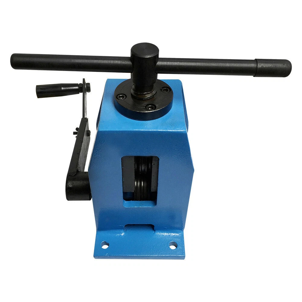 Manual Stripe Flat Steel Pressing Roll Bender Band Roller 3/4 X 1/16