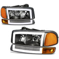 Fit 99-06 Sierra Yukon Xl Black/amber Led Drl | Built Supply Co