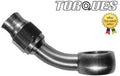 AN-8 90 Degree Swivel Seal BLACK Hose Fitting by Unbranded